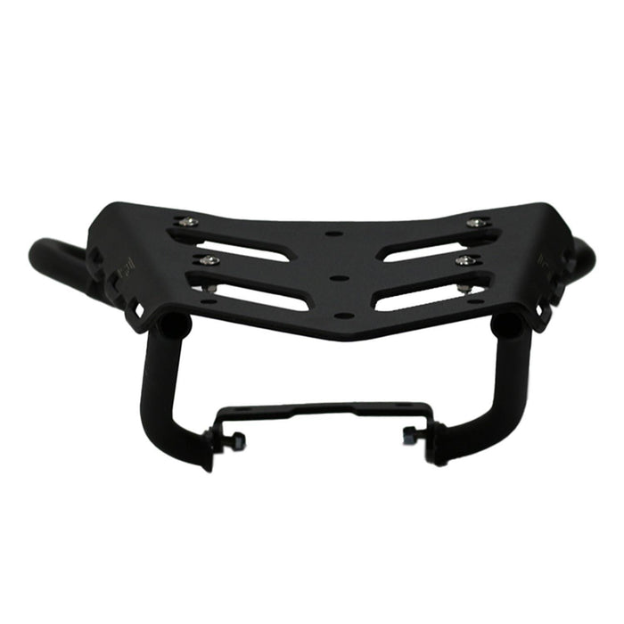 GP Kompozit Rear Luggage Rack with Foot Support Black Compatible For Yamaha Tenere 700 XTZ690 2019-2023