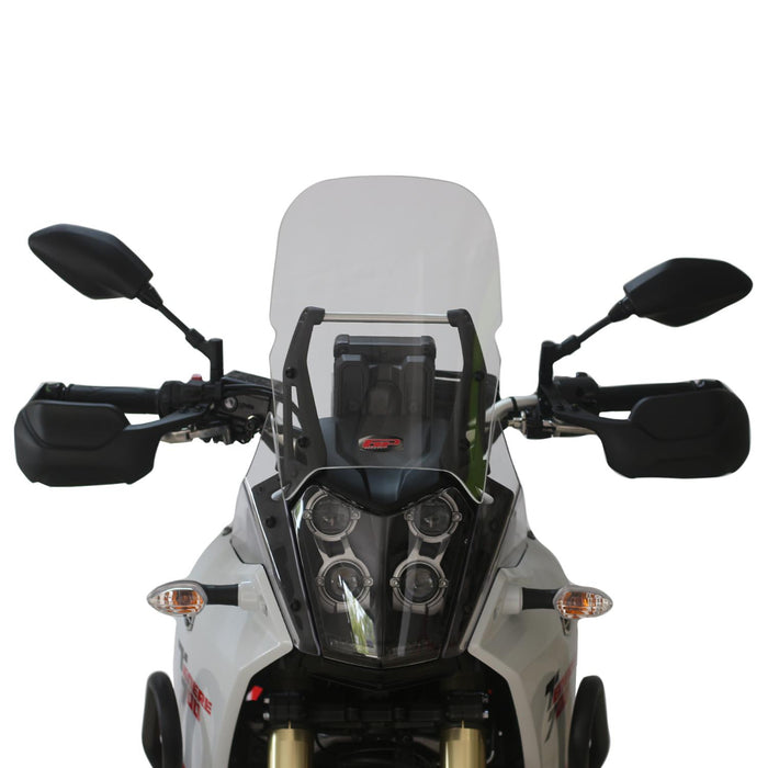 GP Kompozit Windshield Windscreen Smoked Compatible For Yamaha Tenere 700 XTZ690  2019-2023
