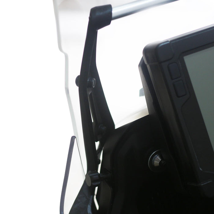 GP Kompozit Pare-brise fumé compatible pour Yamaha Tenere 700 2019-2023 