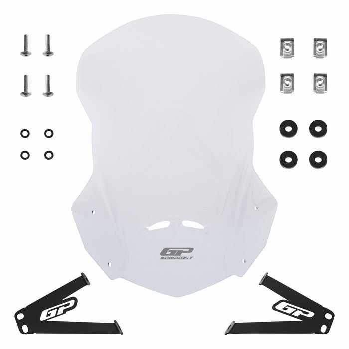 GP Kompozit Pare-brise transparent compatible avec Yamaha WR250R 2011-2016 