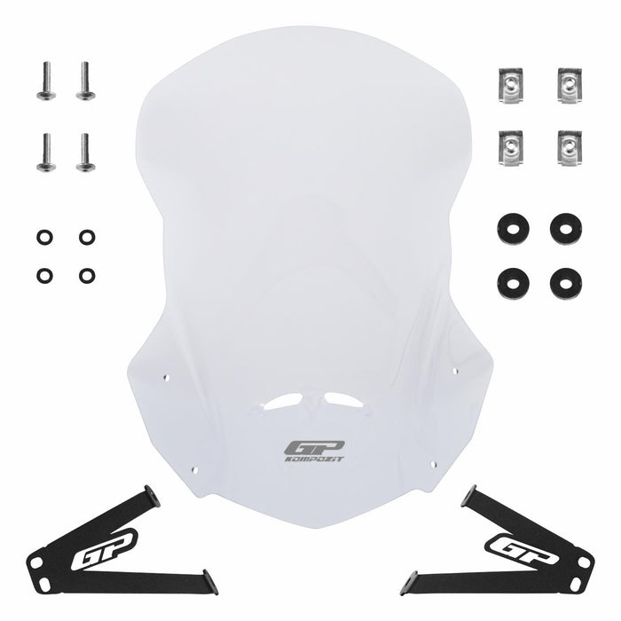GP Kompozit Windshield Windscreen Transparent Compatible For Yamaha WR250R 2011-2016