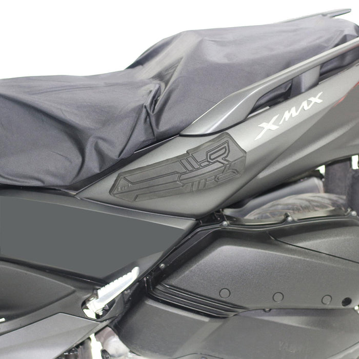 GP Kompozit Couvercle de carénage latéral noir compatible pour Yamaha XMAX 2018-2022 