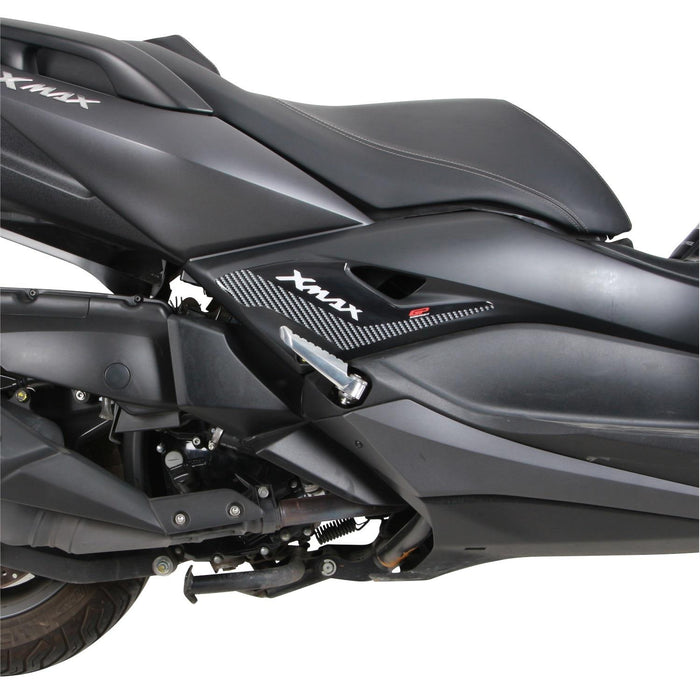 GP Kompozit Side Strip Tank Pad Set Black-Carbon Compatible For Yamaha XMAX 2018-2022