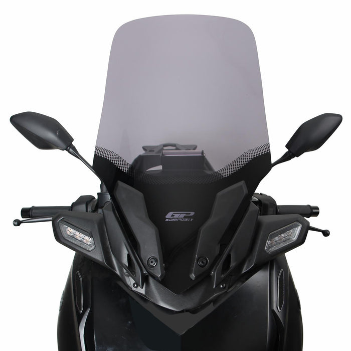 GP Kompozit Windshield Windscreen Smoked Compatible For Yamaha XMAX 250 / XMAX 300 2024