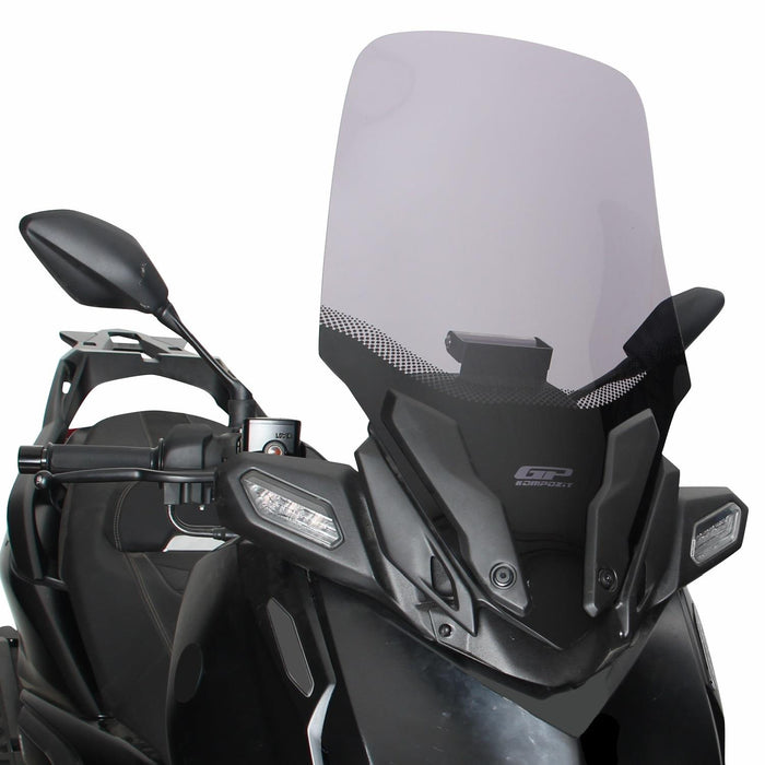 GP Kompozit Windshield Windscreen Smoked Compatible For Yamaha XMAX 250 / XMAX 300  2024-2026