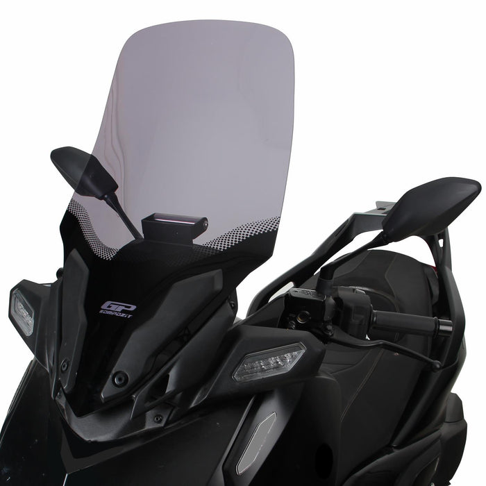 GP Kompozit Windshield Windscreen Smoked Compatible For Yamaha XMAX 250 / XMAX 300 2024