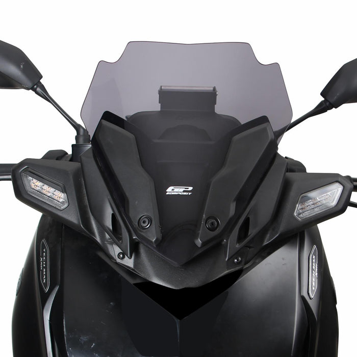 Parabrisas deportivo GP Kompozit ahumado compatible con Yamaha XMAX 250 / XMAX 300 2025-2026