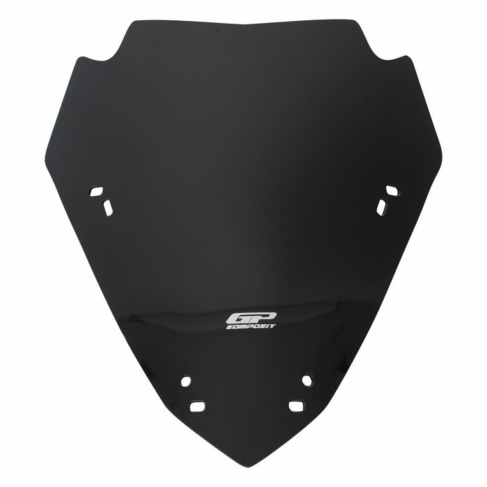 Cúpula deportiva GP Kompozit Negra compatible con Yamaha XMAX 250 / XMAX 300 2025-2026