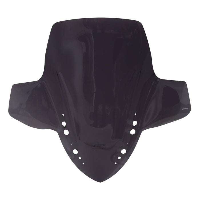 GP Kompozit Windshield Windscreen With Handguard Smoked Compatible For Yamaha XMAX 250 / XMAX 300 / XMAX 400  2018-2022