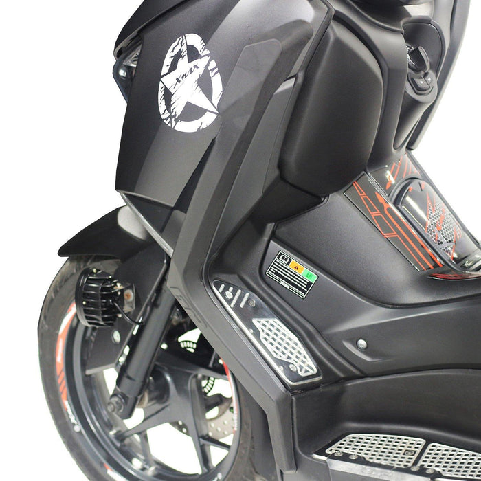 GP Kompozit Protection de carénage noir compatible pour Yamaha XMAX 250 / XMAX 300 / XMAX 400 2018-2022 