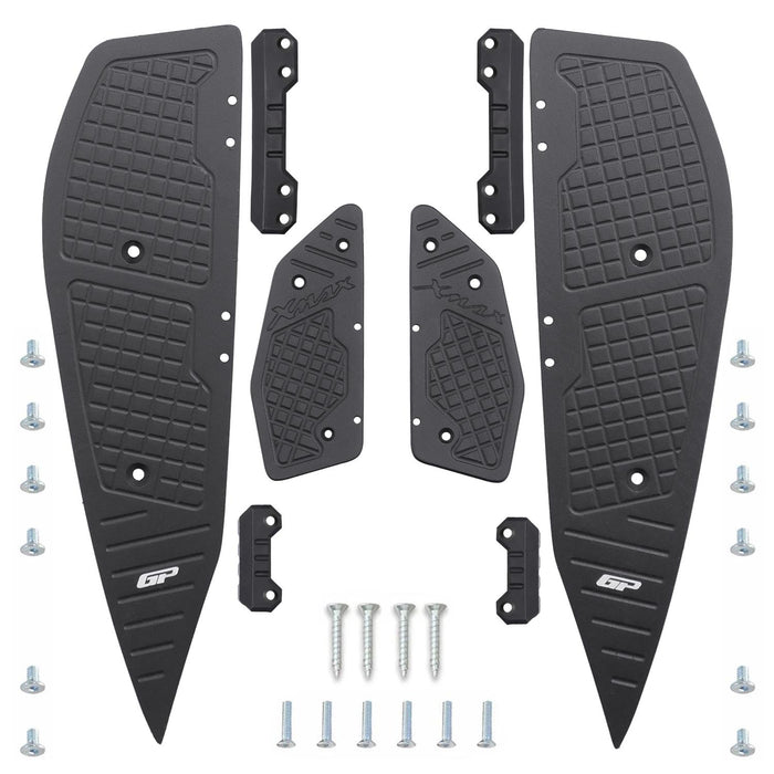 GP Kompozit Footboard Aluminum Compatible For Yamaha XMAX 250 / XMAX 300 / XMAX 400  2018-2024