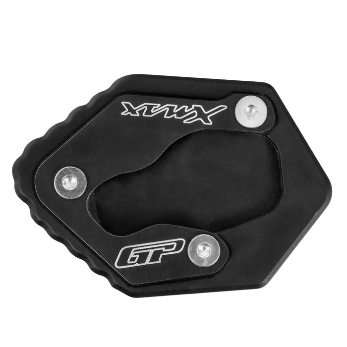 GP Kompozit Kickstand Side Stand Plate Pad Black Compatible For Yamaha XMAX 250 / XMAX 300 / XMAX 400 2018-2024