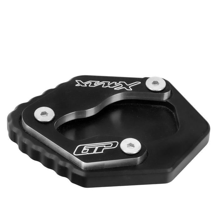 GP Kompozit Kickstand Side Stand Plate Pad Black Compatible For Yamaha XMAX 250 / XMAX 300 / XMAX 400 2018-2024