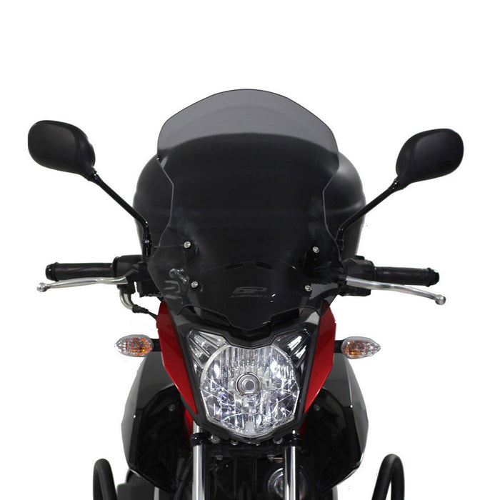 GP Kompozit Windshield Windscreen Smoked Compatible For Yamaha YS125  2017-2020