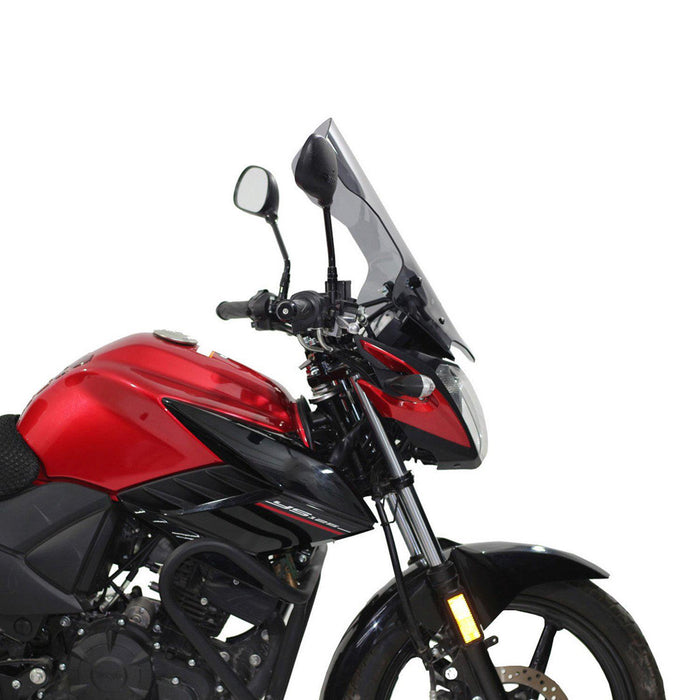 GP Kompozit Windshield Windscreen Smoked Compatible For Yamaha YS125 2017-2020