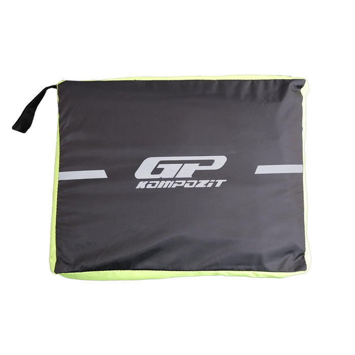 GP Kompozit YGM02 Motorcycle Rain Suit for Men and Women, Waterproof Motorcycle Rain Gear with Reflective Jacket and Pants, Black