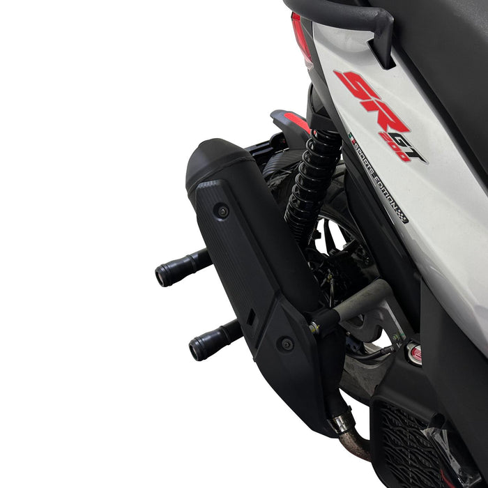 GP Kompozit Escape Crash Frame Slider Negro Compatible para Aprilia SR GT 125 / SR GT 200 2022-2023 