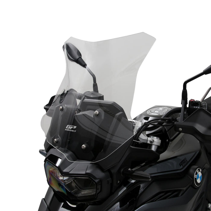 GP Kompozit Windshield Windscreen Black Compatible For BMW F 750 GS 2018-2023