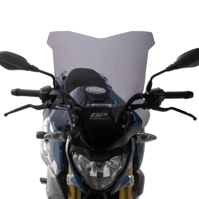 GP Kompozit Touring Windshield Windscreen Smoked Compatible For BMW G 310 R 2018-2019