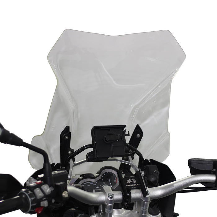 GP Kompozit Touring Windshield Windscreen Black Compatible For BMW R 1200 GS / R 1250 GS 2013-2023