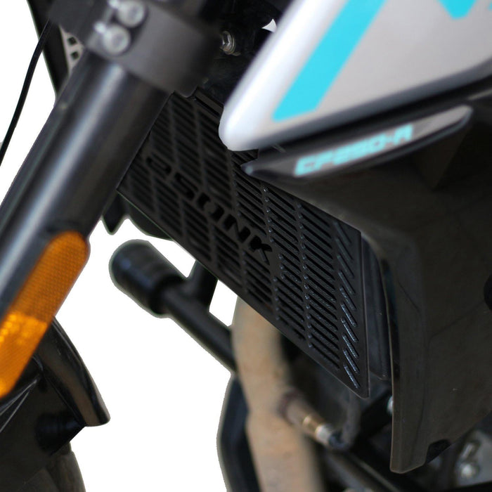 GP Kompozit Radiator Guard Black Compatible For CFMOTO 250NK / 300NK 2018-2022