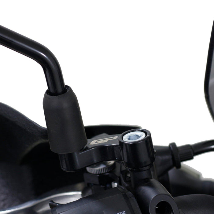 GP Kompozit Mirror Riser Extenders Black Compatible For CFMOTO 650NK 2017-2020