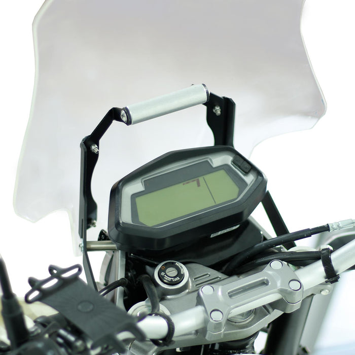 GP Kompozit Phone / Navigation Holder Bracket Black Compatible For Hero Xpulse 200 2020-2024
