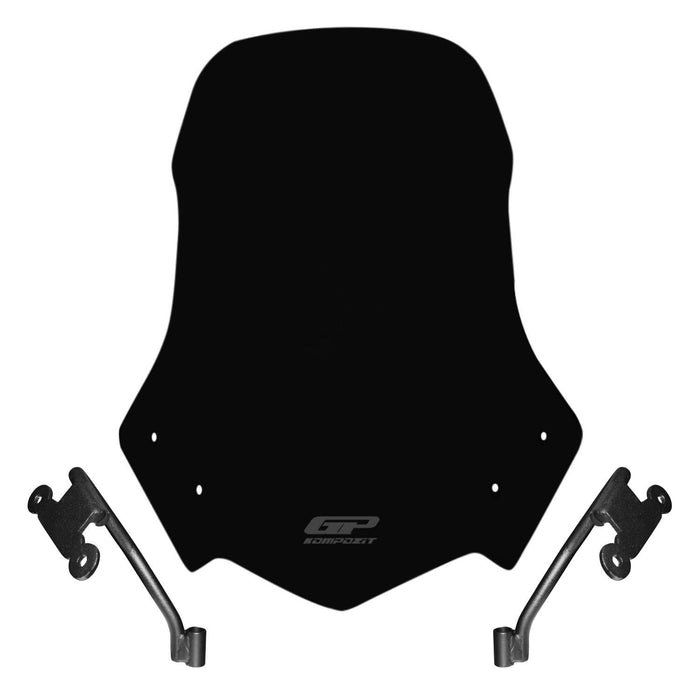 GP Kompozit Windshield Windscreen Black Compatible For Honda CB500F 2014-2018