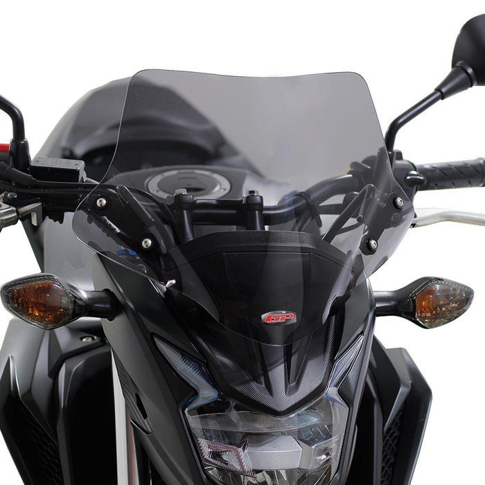 GP Kompozit Parabrisas Corto Negro Compatible Para Honda CB500F 2014-2020 