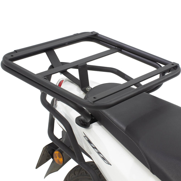 Porte-bagages arrière GP Kompozit noir compatible pour Honda Dio 2021-2023 