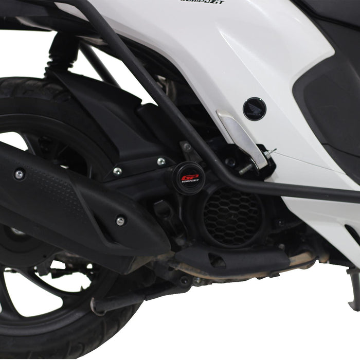 GP Kompozit Escape Crash Frame Slider Negro Compatible para Honda Dio 2021-2023 