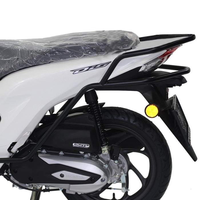 GP Kompozit Protection moteur Crash Bar Protection noire compatible pour Honda Dio 2021-2023 