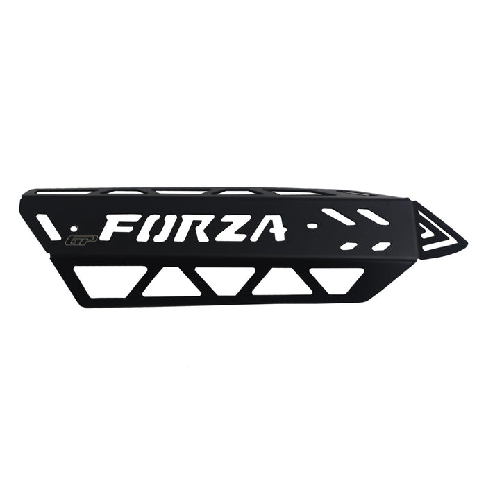 GP Kompozit Exhaust Guard Cover Black Compatible For Honda Forza 250 / Forza 300 / NSS300 2018-2020