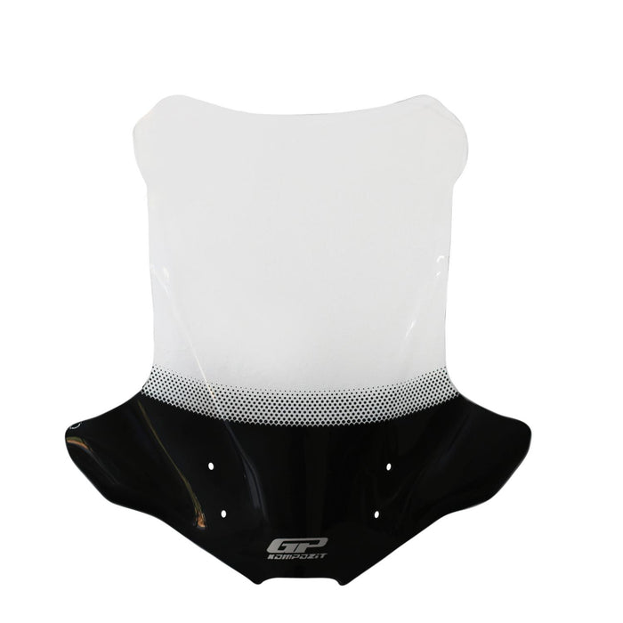 GP Kompozit Silkscreened Windshield Windscreen Transparent Compatible For Honda NC700X / NC750X 2012-2015