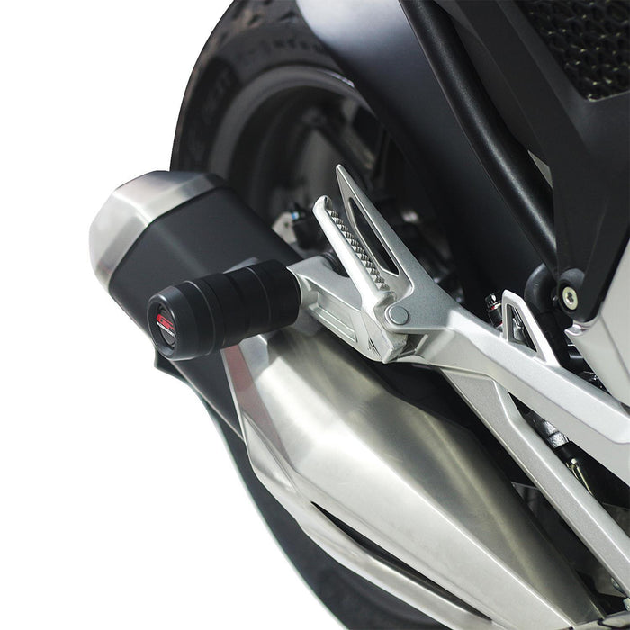GP Kompozit Exhaust Crash Frame Slider Black Compatible For Honda NC700D / NC750D Integra 2012-2013