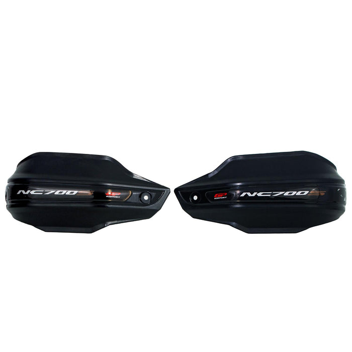 GP Kompozit Plastic Handguard Black Compatible For Honda NC700S 2012-2023