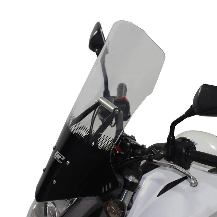 GP Kompozit Silkscreened Windshield Windscreen Smoked Compatible For Honda NC700S / NC750S 2012-2020