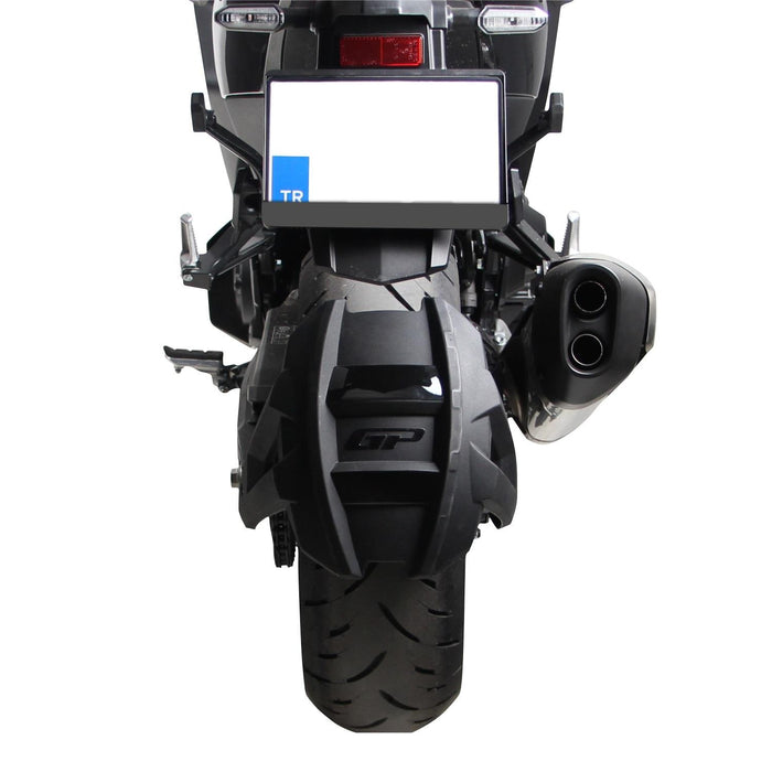 GP Kompozit Rear Splash Guard Black Compatible For Honda NT1100 2022-2023