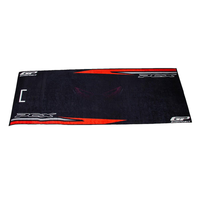 GP Kompozit For PCX Universal Motorcycle Carpet Black-Red