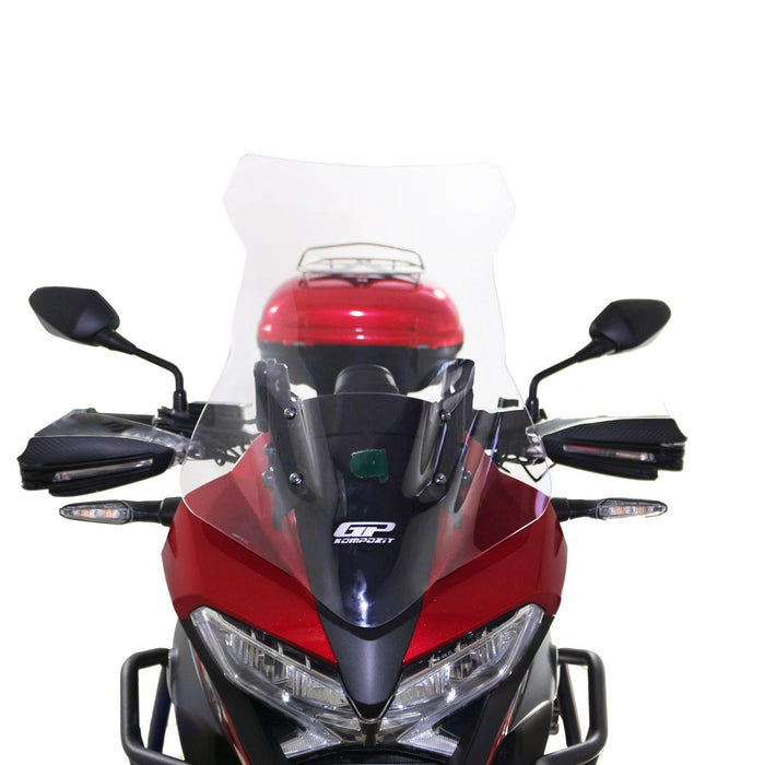 GP Kompozit Touring Windshield Windscreen Transparent Compatible For Honda VFR800 2015-2016