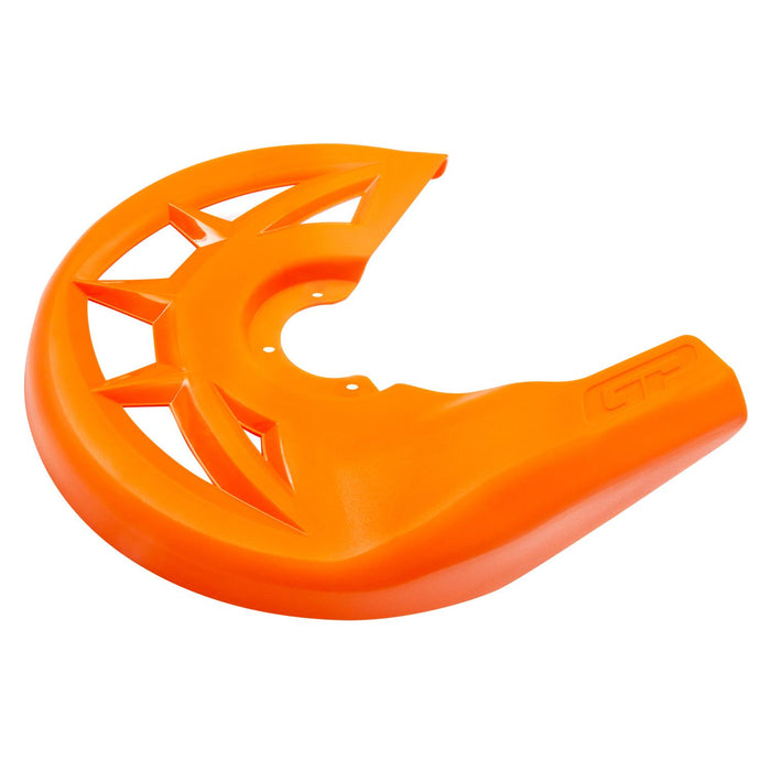 GP Kompozit Plastic Front Disc Guard Orange Compatible For Husqvarna TE 250 / TE 300 2014-2023