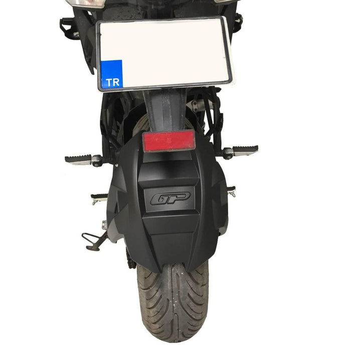 GP Kompozit Protector contra salpicaduras trasero negro compatible con Kawasaki Versys 650 2009-2023 
