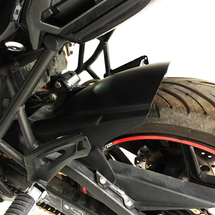 GP Kompozit Guardabarros trasero negro compatible para Kawasaki Versys 650 2009-2017 