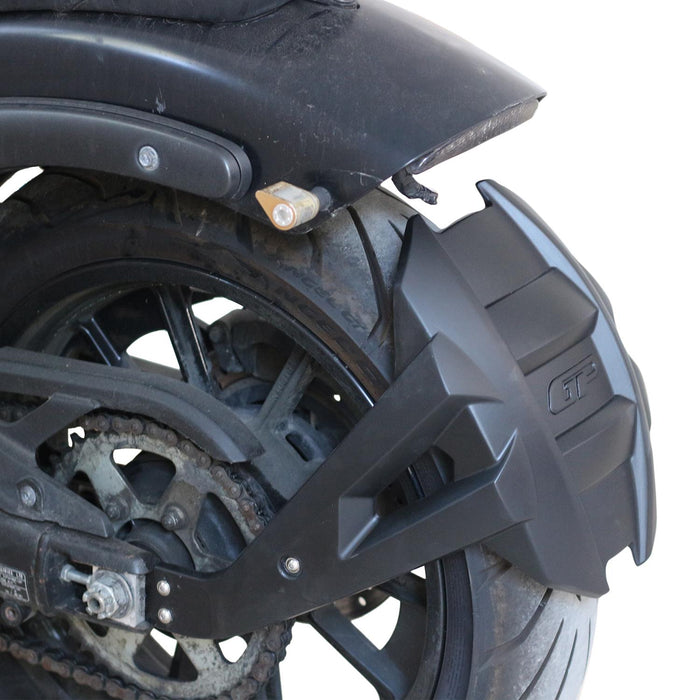 GP Kompozit Protector contra salpicaduras trasero negro compatible con Kawasaki Vulcan S 2015-2020 