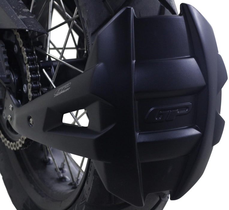 GP Kompozit Pare-boue arrière noir compatible pour KTM 790 Adventure 2018-2019 