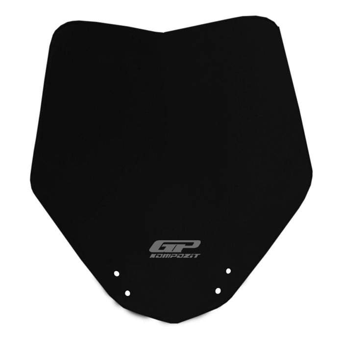 GP Kompozit Sport Windshield Windscreen Black Compatible For KTM 125 Duke / 200 Duke / 250 Duke / 390 Duke 2012-2016