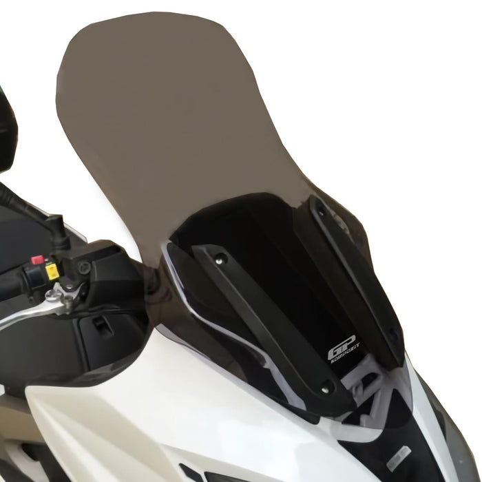 GP Kompozit Pare-brise fumé compatible pour Kymco Xciting 250 R 2014-2016 