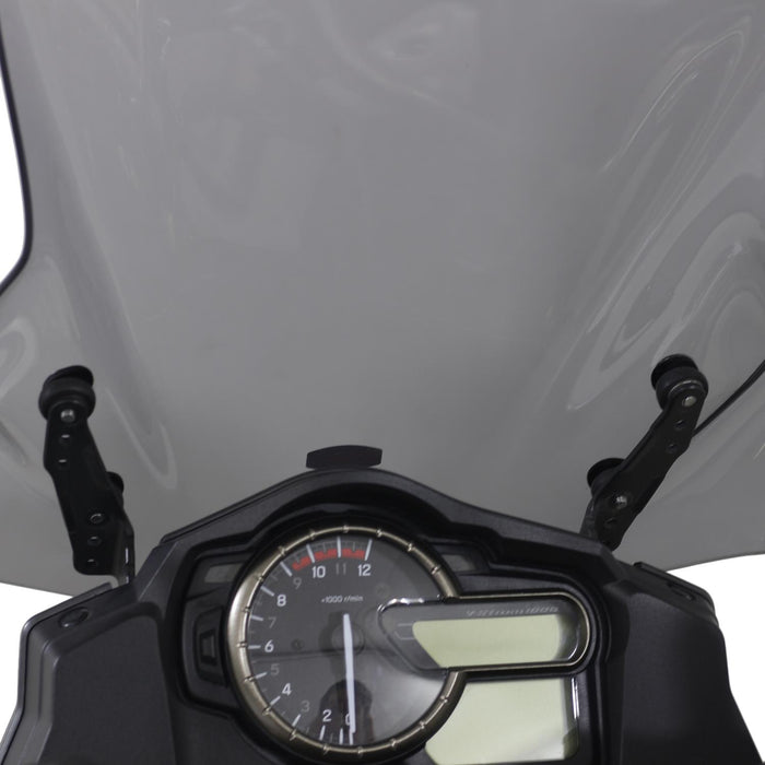 GP Kompozit Parabrisas Negro Compatible Para Suzuki V-Strom DL 1000 2015-2019 