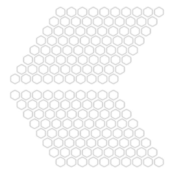 GP Kompozit pour tampon de réservoir universel en nid d'abeille, 160 pièces, Transparent 