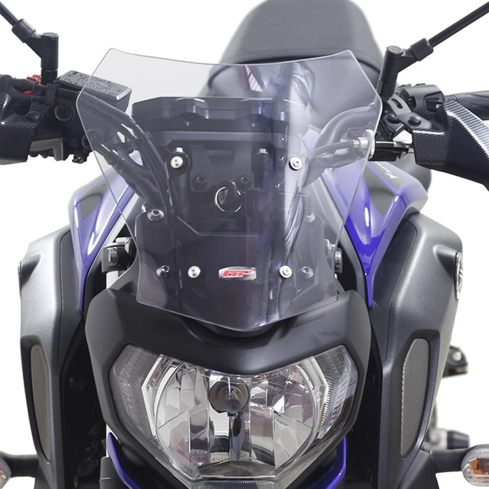 GP Kompozit Parabrisas Deportivo Transparente Compatible Para Yamaha MT-07 2018-2020 